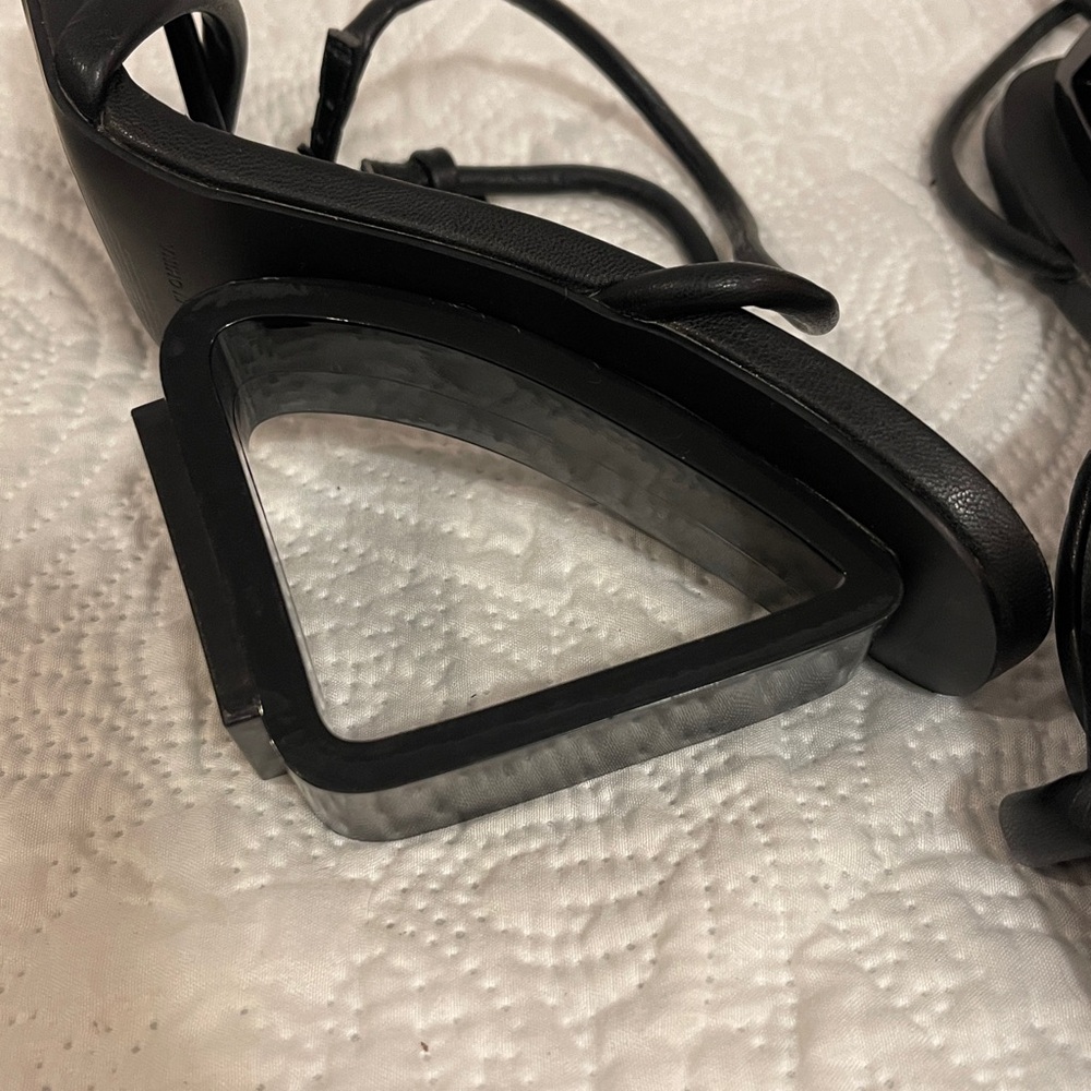 Steve Madden Black Strappy Heels - Picture 8 of 8